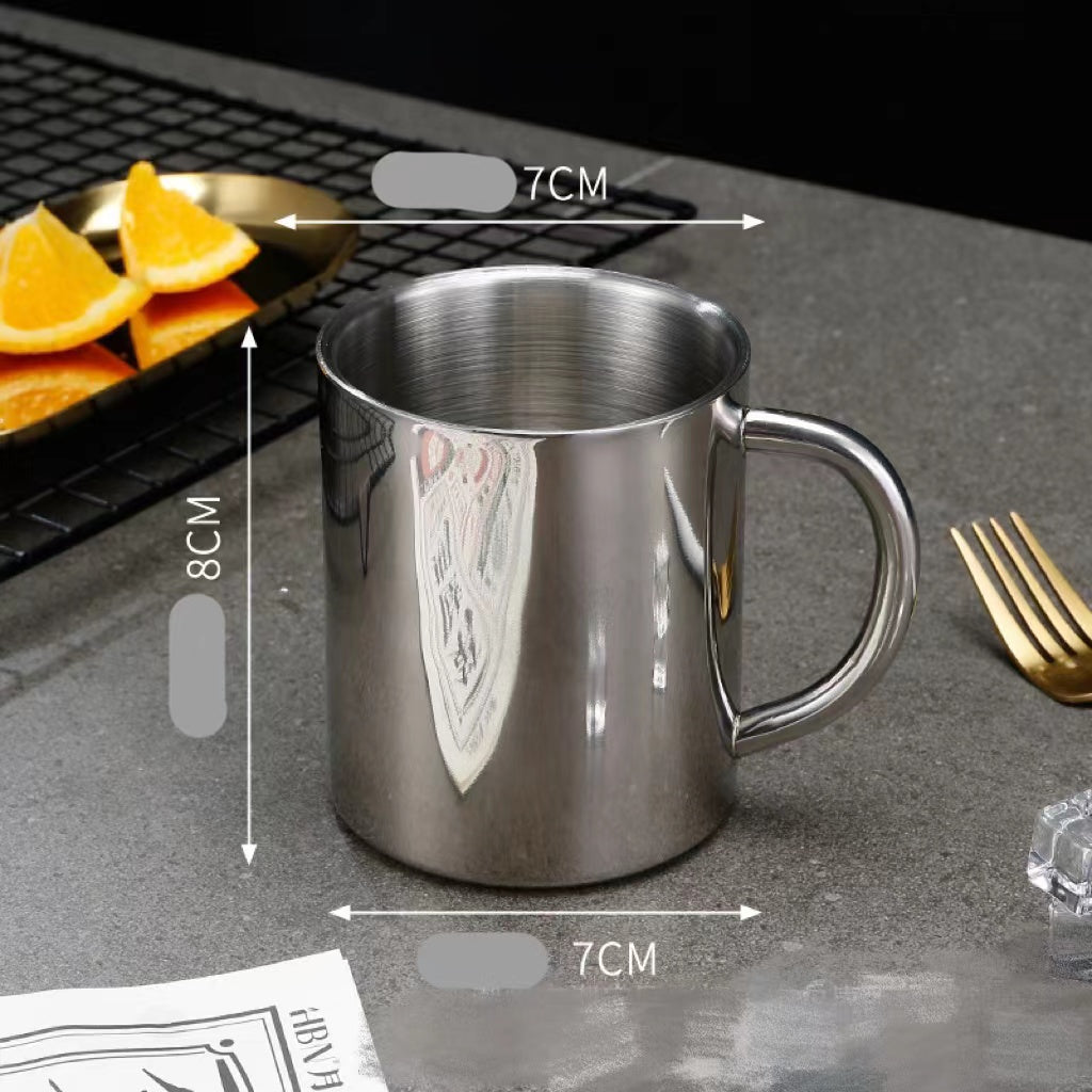 Stainless Steel Children's Water Cup with Double Layer Insulation - Multiple Colors