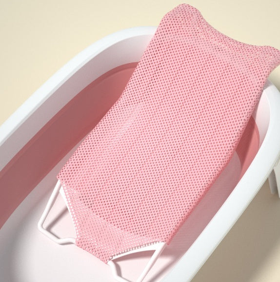 Baby Bathtub Non-slip Bath Mat Sponge for Safe Bathing - Multiple Colors