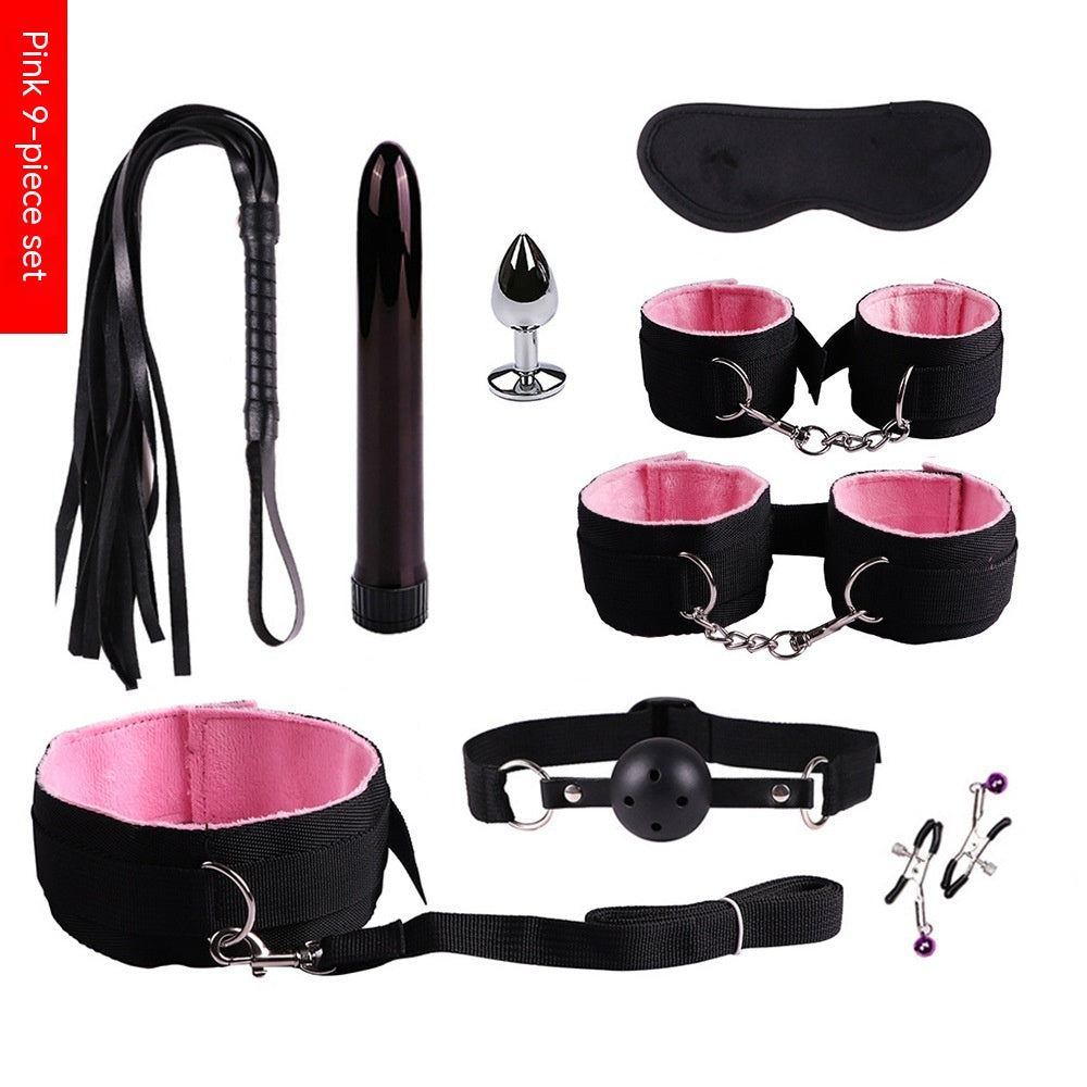 Adult Bondage Nylon Leather Suit Set - Multiple Variants