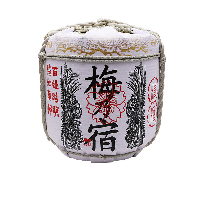 Japanese Decorative Wine Bottle Barrels for Restaurants & Home Decor