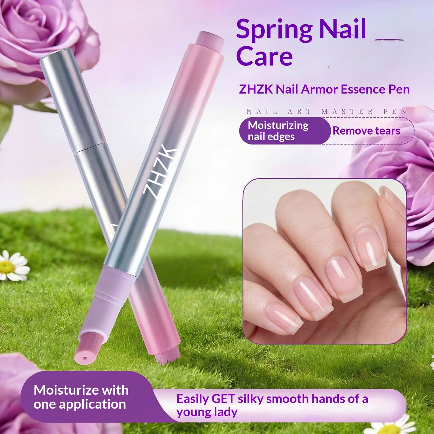 Nail Repair Pen - Damaged Nail Care Treatment for Broken Nails Portable Manicure Tool