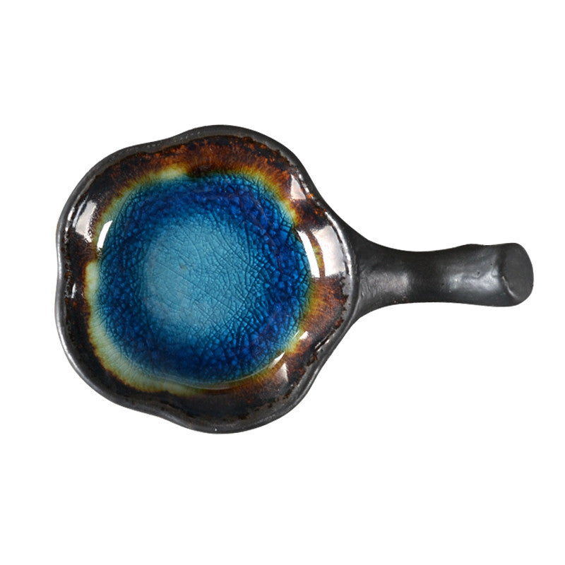 Japanese Chopstick Holder Saucer - Ceramic Tableware for Kitchen & Dining