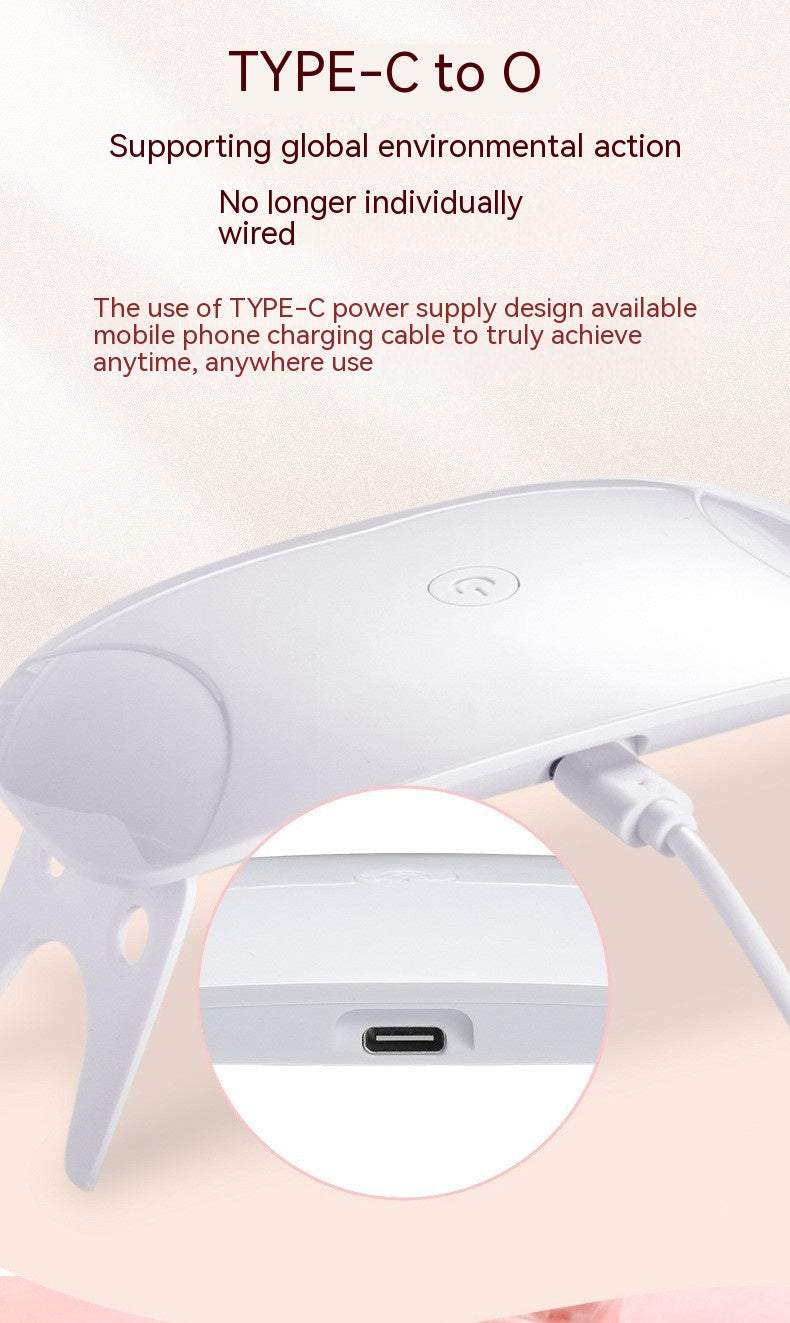 UV Nail Lamp - White Portable Handheld Drying