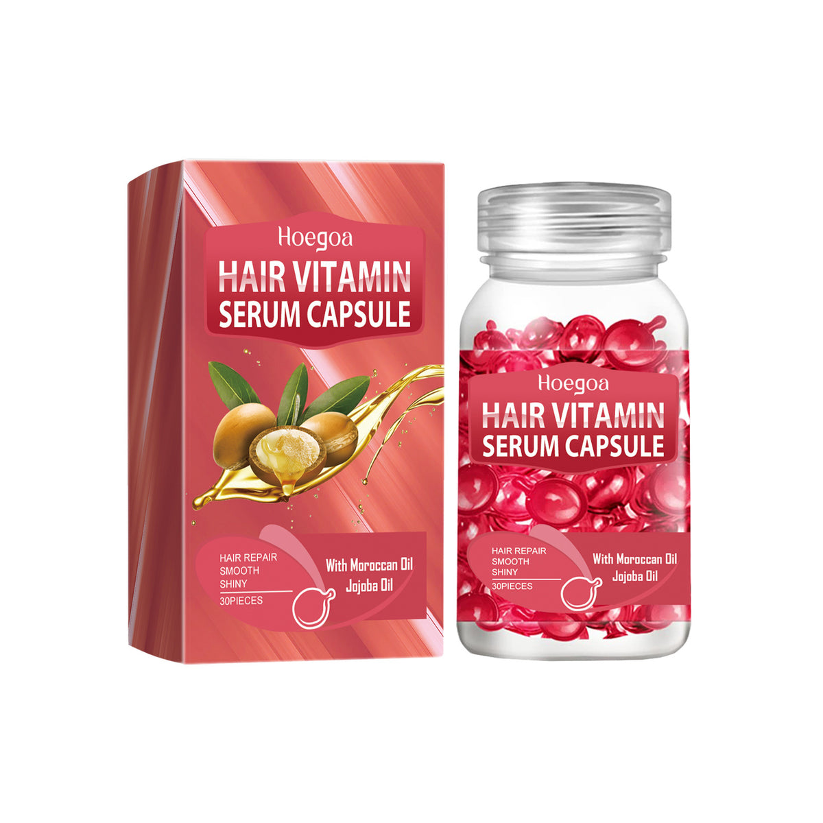 Hair Essential Oil Care Capsule - 30 Pieces
