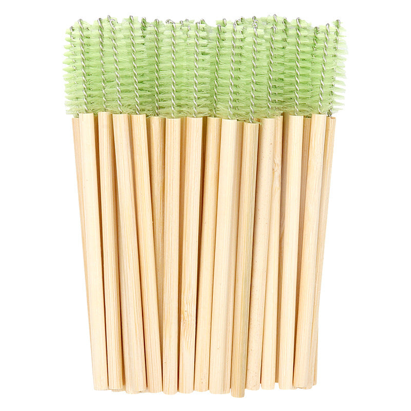 Disposable Eyelash Brush Set - Mini Nylon Makeup Tool for Lash Care, 50 Pack