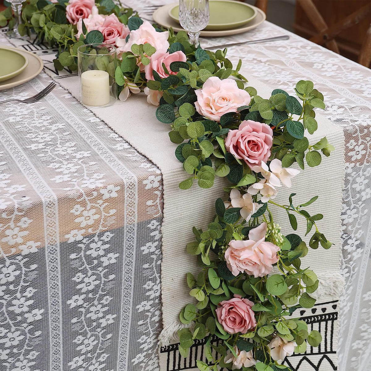 Eucalyptus Vine Wedding Party Decoration Green 1.8m