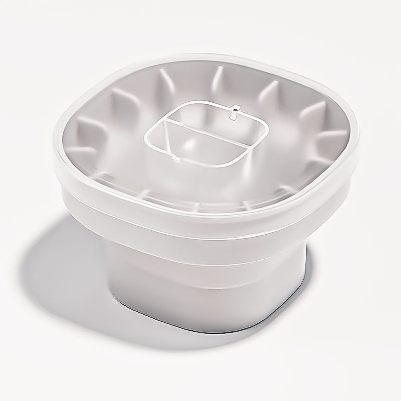 Foldable Silicone Ice Bucket 5L for Home & Kitchen Storage - Light Luxury