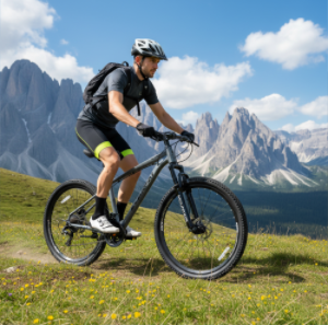 26-Inch All-Terrain Mountain Bike with Disc Brakes & 21-Speed Gear