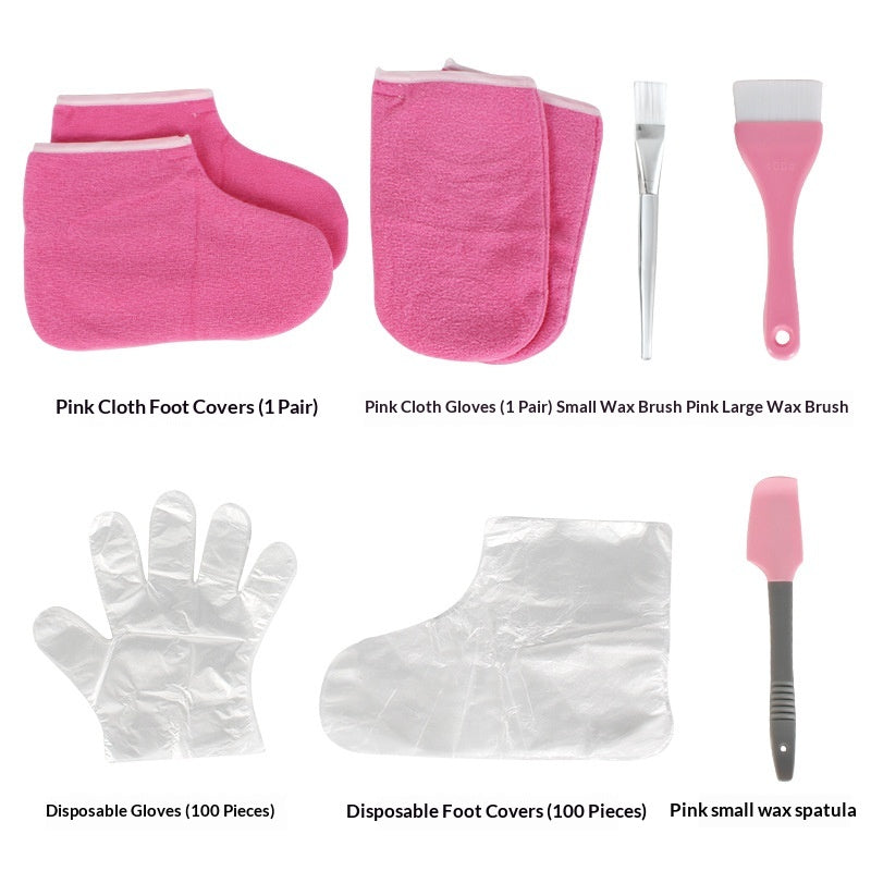 Paraffin Wax Therapy Hand and Foot Care Accessory Set - Pink