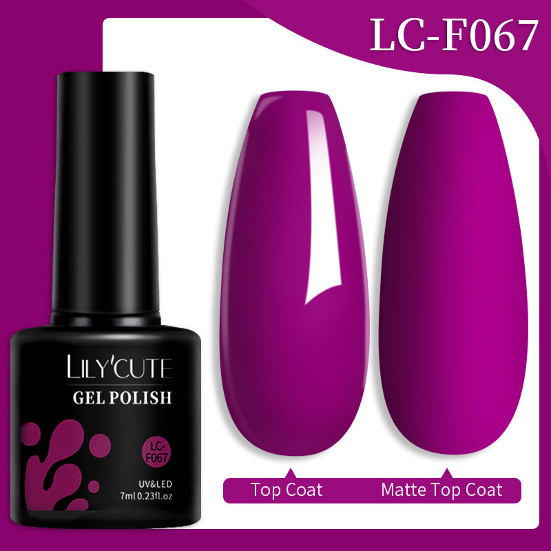 Colored Glitter Nail Glue Set for Nail Art - Waterproof & Non-Flushing
