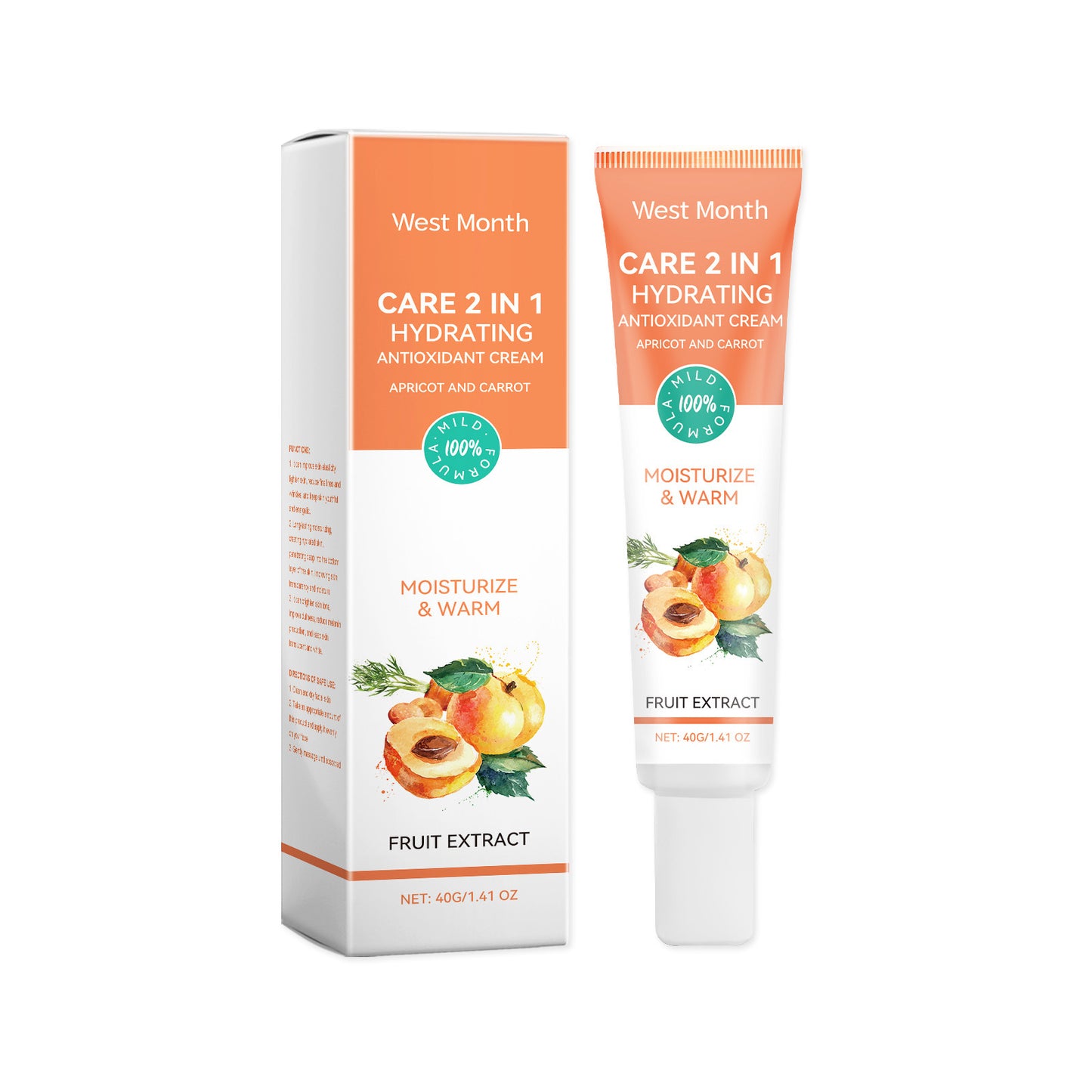 2-in-1 Facial Moisturizing Cream - Anti-Aging Hydrating Skin Treatment