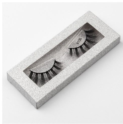 Handmade 3D False Eyelashes - Mink, Thick, Natural Length Options