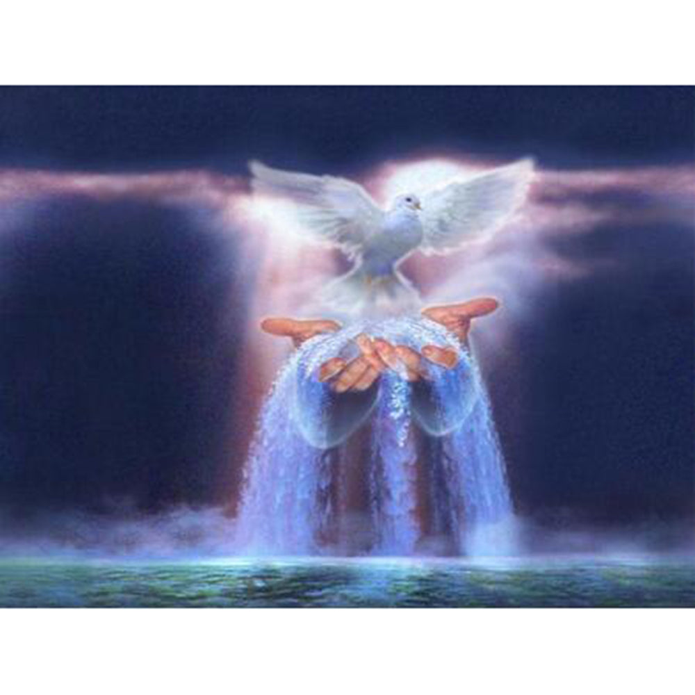 Diamond Painting Cross Stitch Kit - Square & Round Resin Diamonds for Home Decor