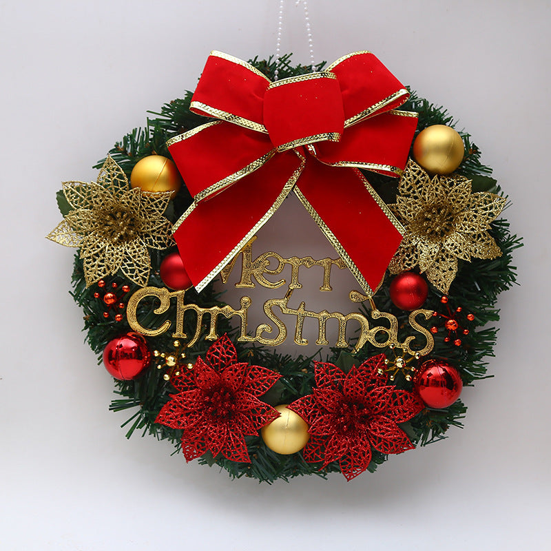 Christmas Garland Window Decoration - Festive Holiday Wreaths & Decor