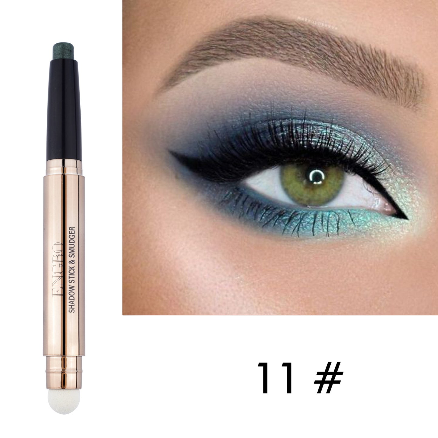 Monochrome Eye Shadow Pen Set - Double Headed Makeup Tool for Eyes