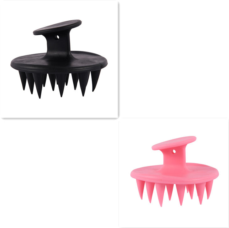 Silicone Shampoo Brush Massage Hair Scalp Cleaner Hair Care Tool