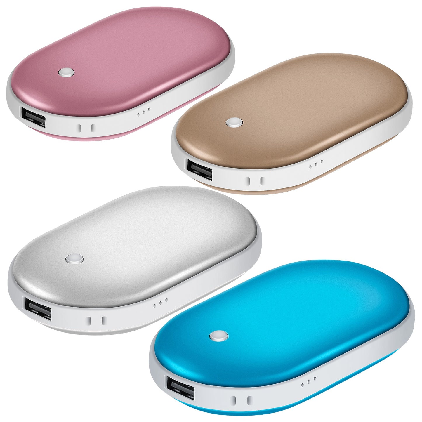 Portable Hand Warmer & Power Bank - Double-Sided Heating