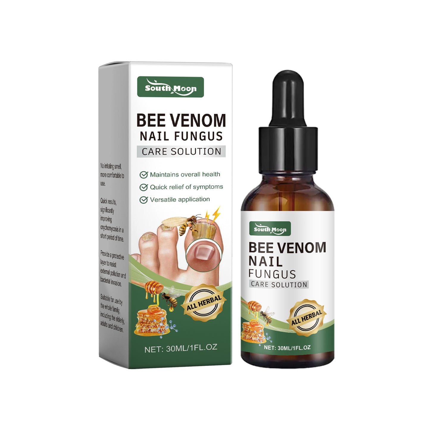 Nail Repair Solution for Thick and Damaged Nails - 30ml Nourishing Formula