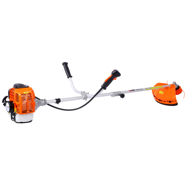 52cc Gasoline Lawn Mower with 2-in-1 Function, 10-inch Cutting Width, Rubber Handle