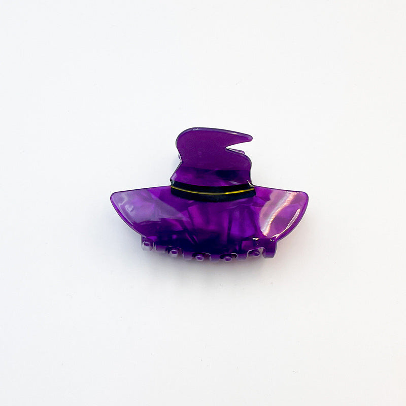 Halloween Hair Clip Acrylic Spider Shark Clip