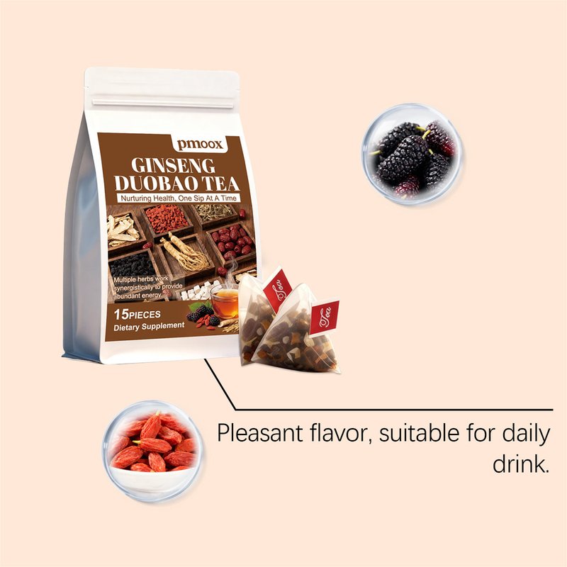 Ginseng Herbal Health Tea Bags - 15 Pieces