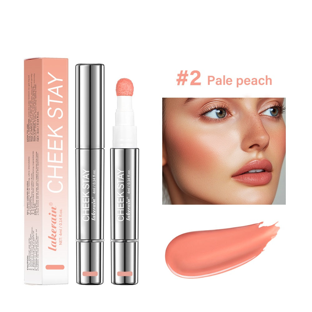 Multifunctional Liquid Blush Stick Set - 6 Color Variations for Natural Glow