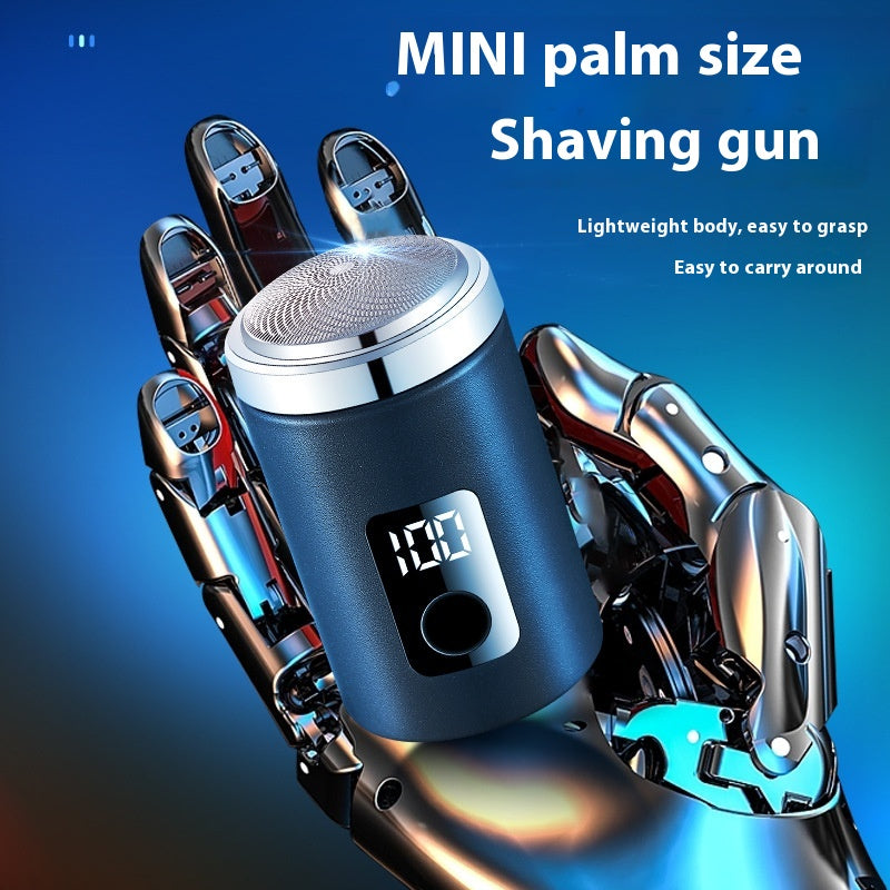 Mini Electric Shaver for Men - Rechargeable, Black