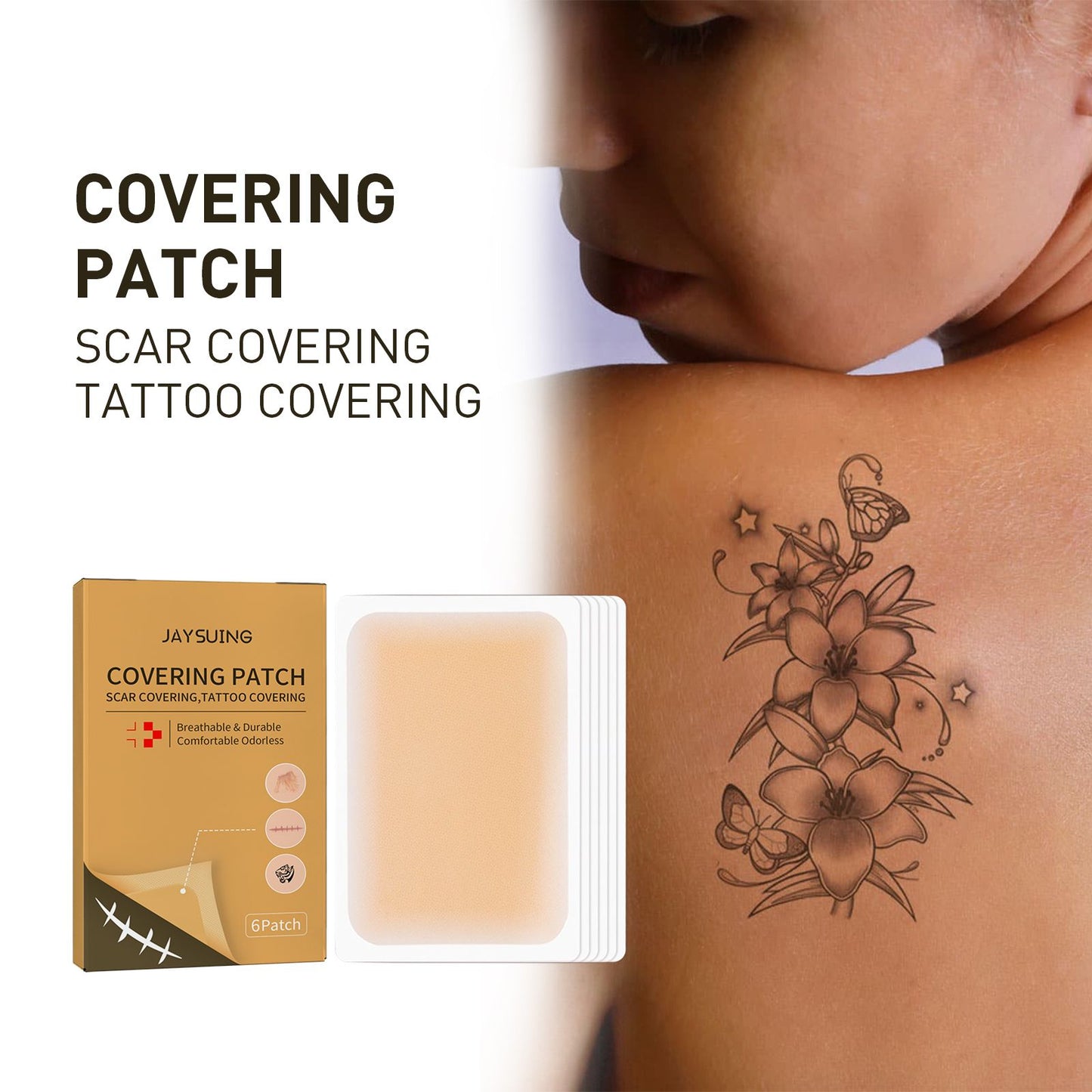 Invisible Waterproof Concealer Sticker for Tattoos and Scars