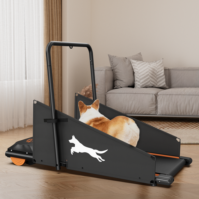 Dog Treadmill for Small & Medium Dogs - Foldable Pet Fitness Trainer