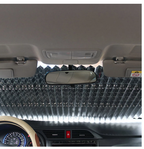 Double-Layer Car Sunshade Retractable Sun Visor for Automotive Protection