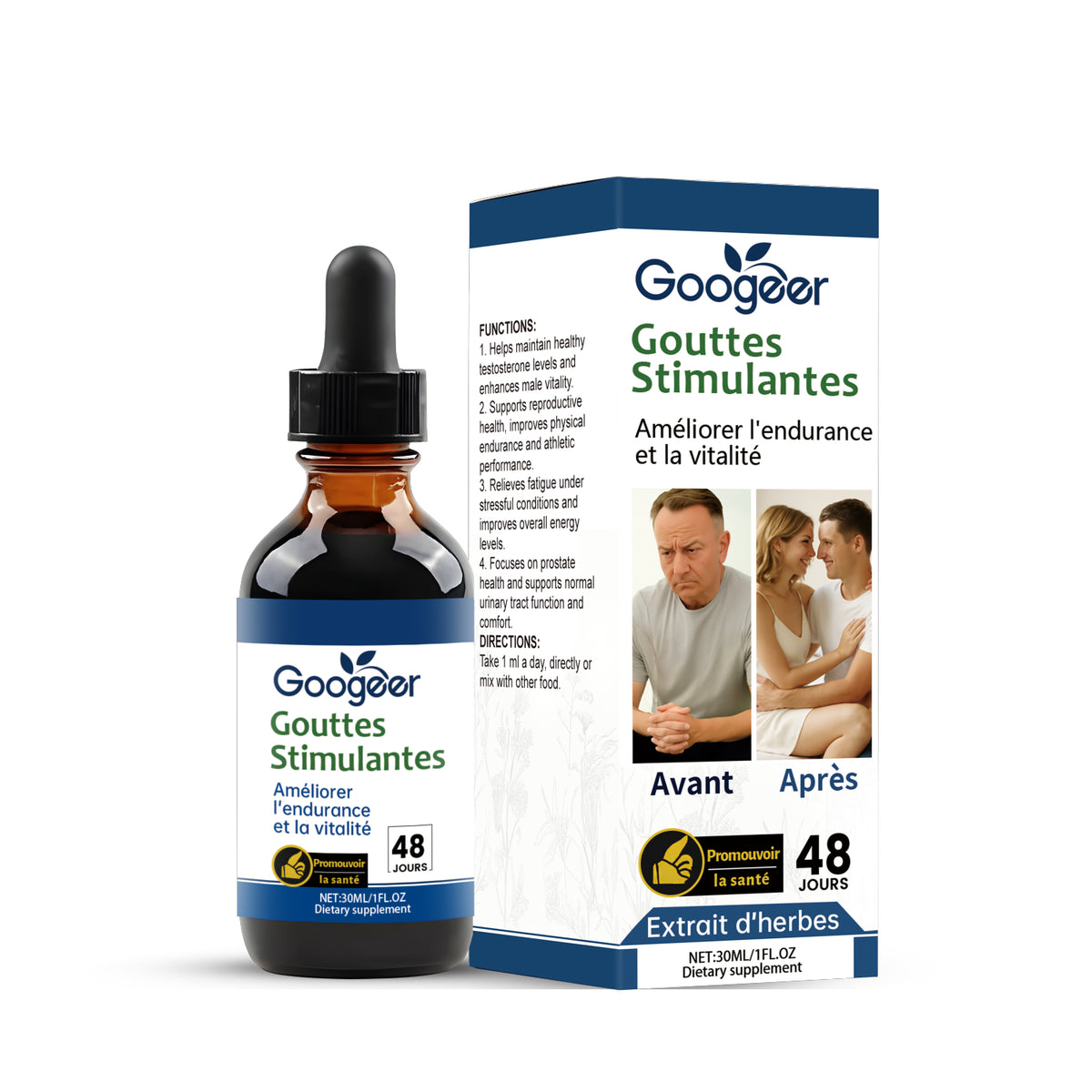 Herbal Vitality Supplement Drops - 30ml