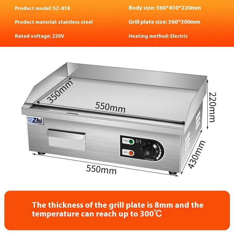 Electric Grill Commercial Kitchen Equipment Gas Stall Cold Noodle Roasting Machine