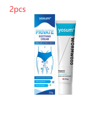 Anti-Itch Skin Care Cream for Men - Argy Wormwood External Use 20g