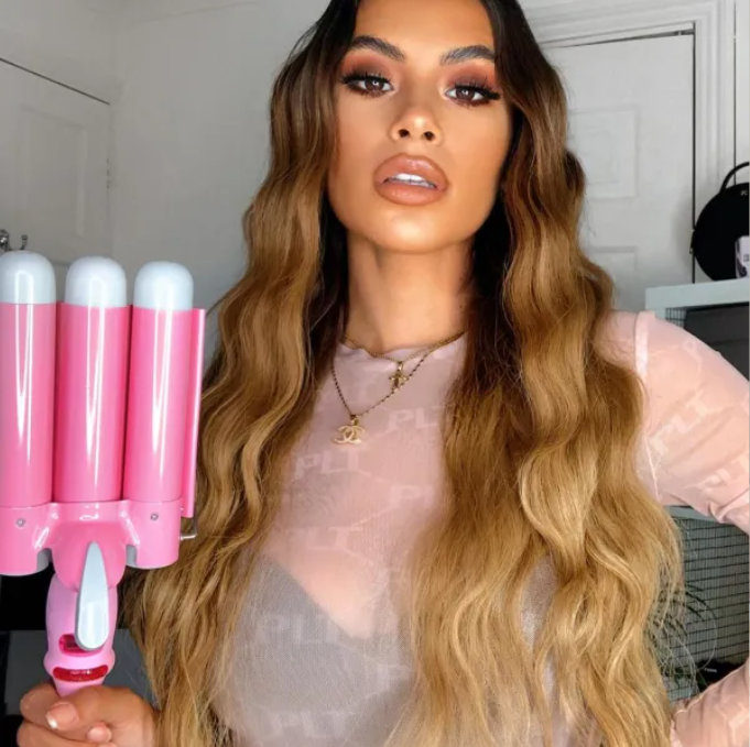 Large Ceramic Curling Iron for Big Waves & Hair Styling - 32mm XL Barrels