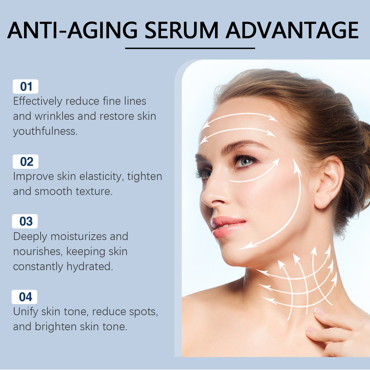 Anti-Aging Facial Essence - Moisturizing, Firming & Brightening Serum