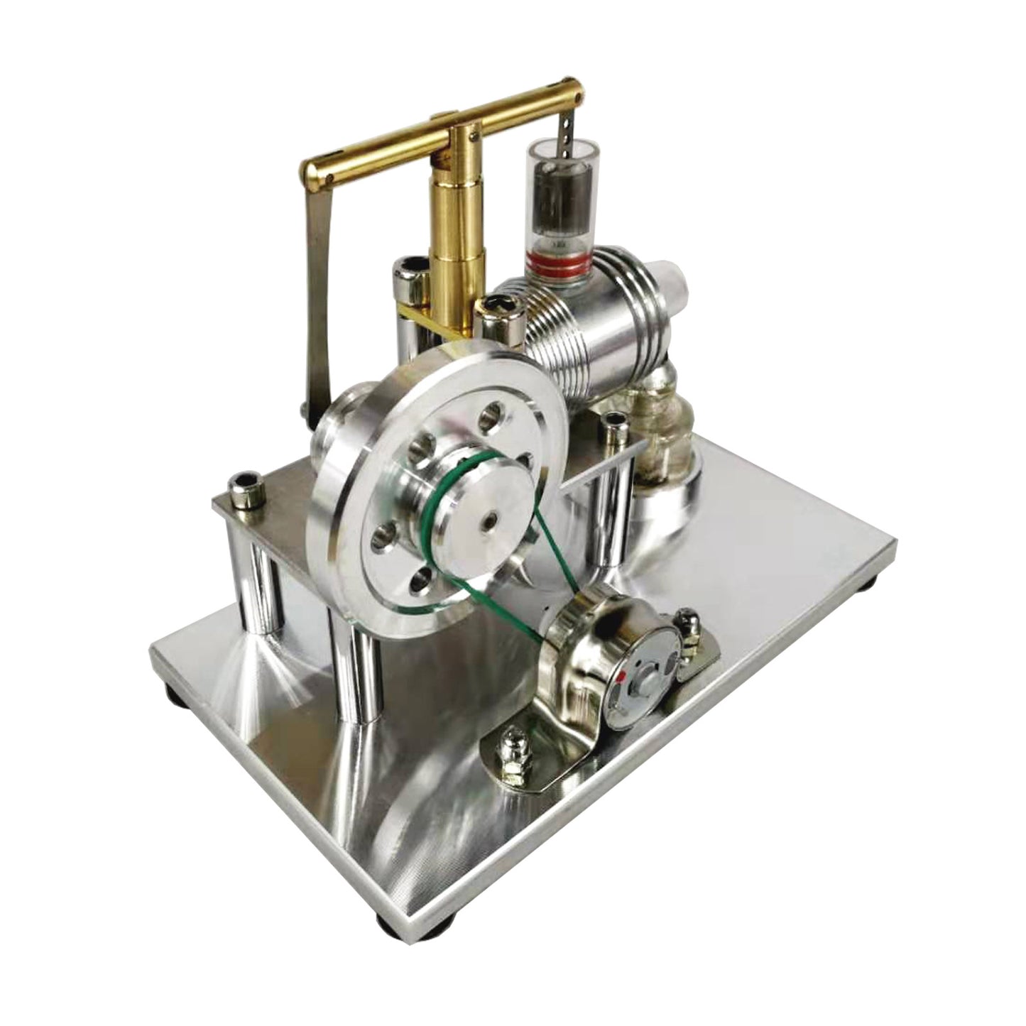 Experimental Stirling Engine Model Micro Engine - Silver
