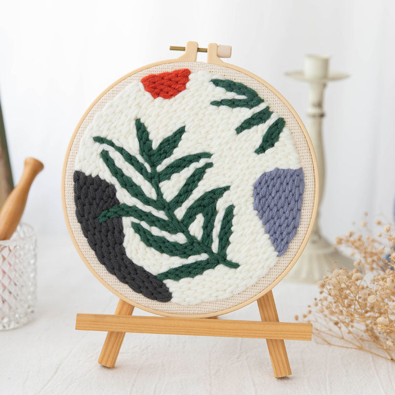 Embroidery Hoop Kit for Cross-Stitch Crafting - Plastic Canvas, 20cm