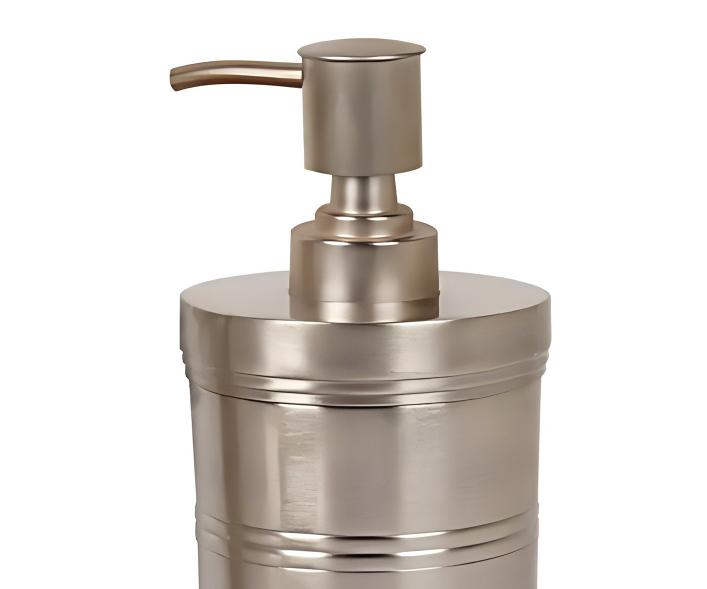 Stainless Steel Liquid Soap Dispenser Pump Bottle Bathroom Vanity &