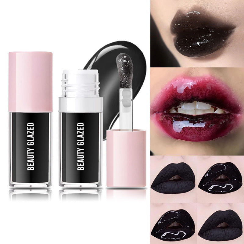 Black Lip Oil Moisturizer for Lip Care, Hydrating Gloss - Multiple Styles