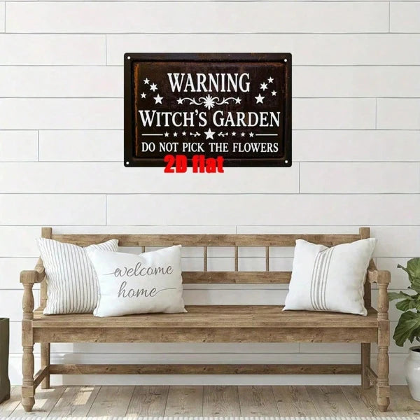 Metal Tin Wall Decoration - 20 cm x 20 cm