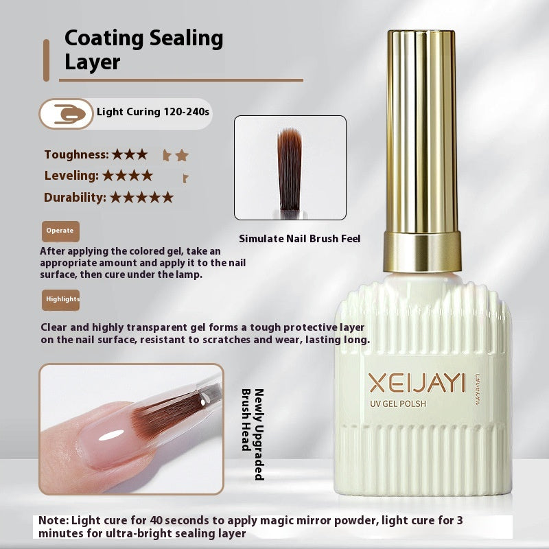 Nail Tip Adhesive & Reinforced Seal Layer Gel for Nail Art - 15g
