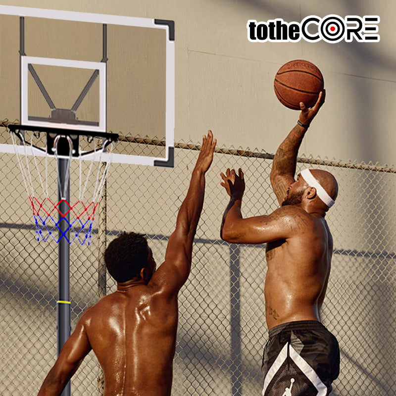 Adjustable Portable Basketball Hoop 5.25-8.53 Ft with Wheels