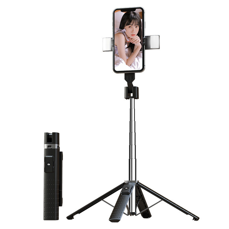 Bluetooth-Compatible Selfie Stick with Double Fill Light