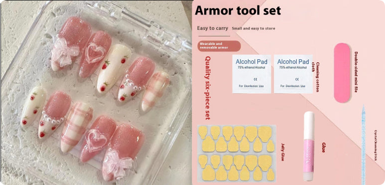 Professional Press-On Nail Patches - Easy Application Nail Art Set