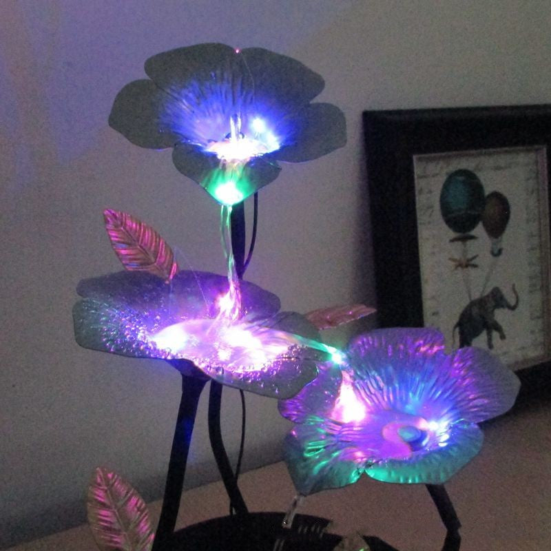 Modern Nordic Style Metal Fountain for Living Room Decor