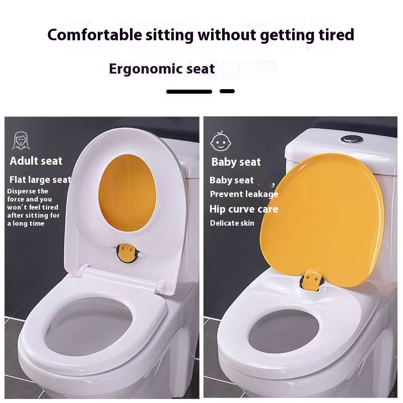 Dual-Purpose Toilet Lid Cover Thickened Modern Bathroom Storage