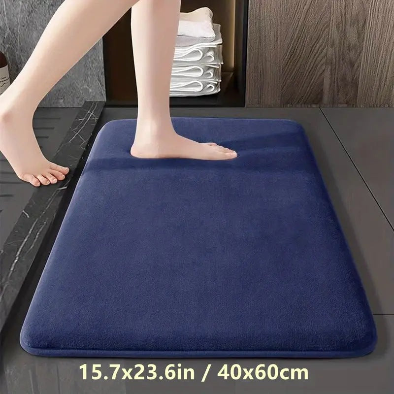 Non-slip Water-Absorbing Bathroom Floor Mat - Quick-Drying Door Rug