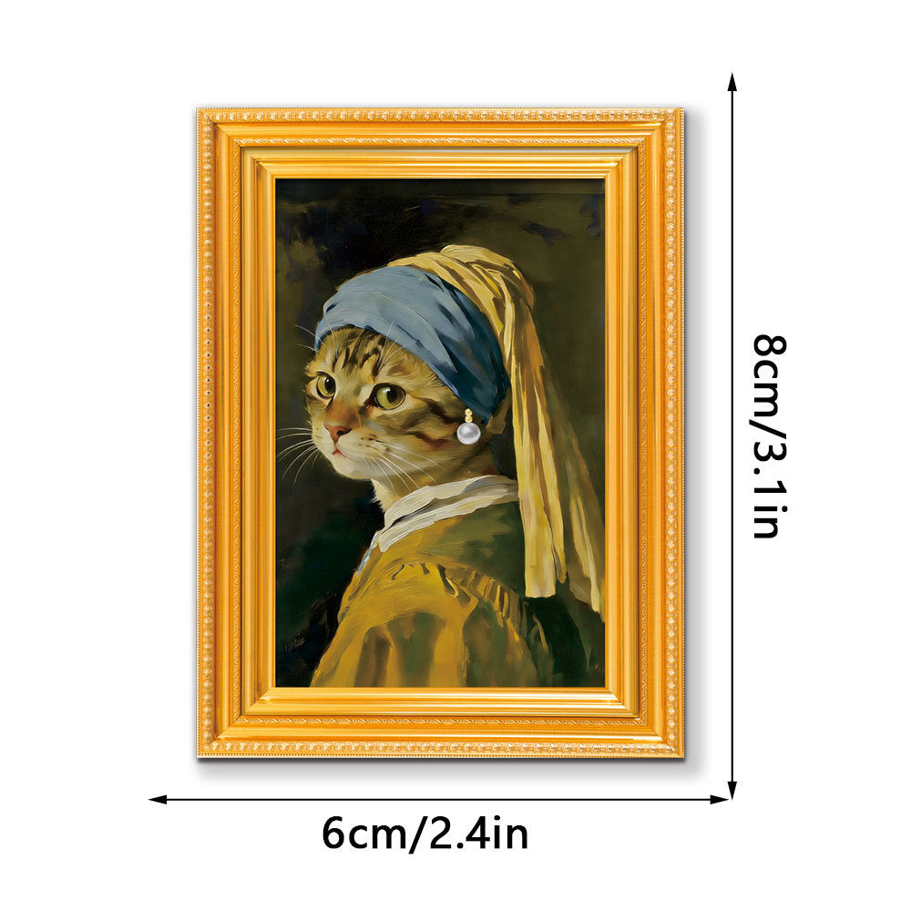 Creative Quirky Oil-Painting Refrigerator Magnets - Fun Kitchen Decor