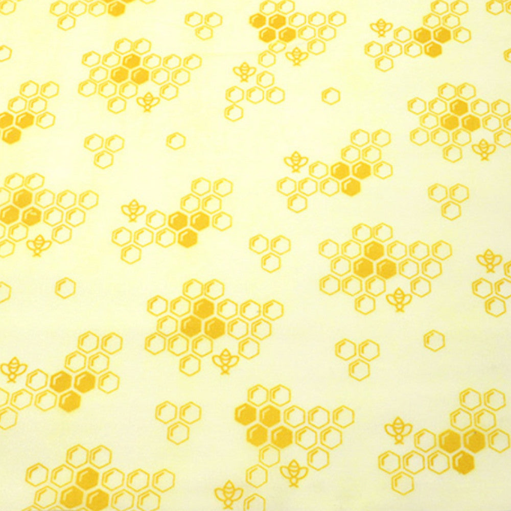 Reusable Organic Cotton Beeswax Food Wraps - Eco-Friendly Kitchen Food Storage