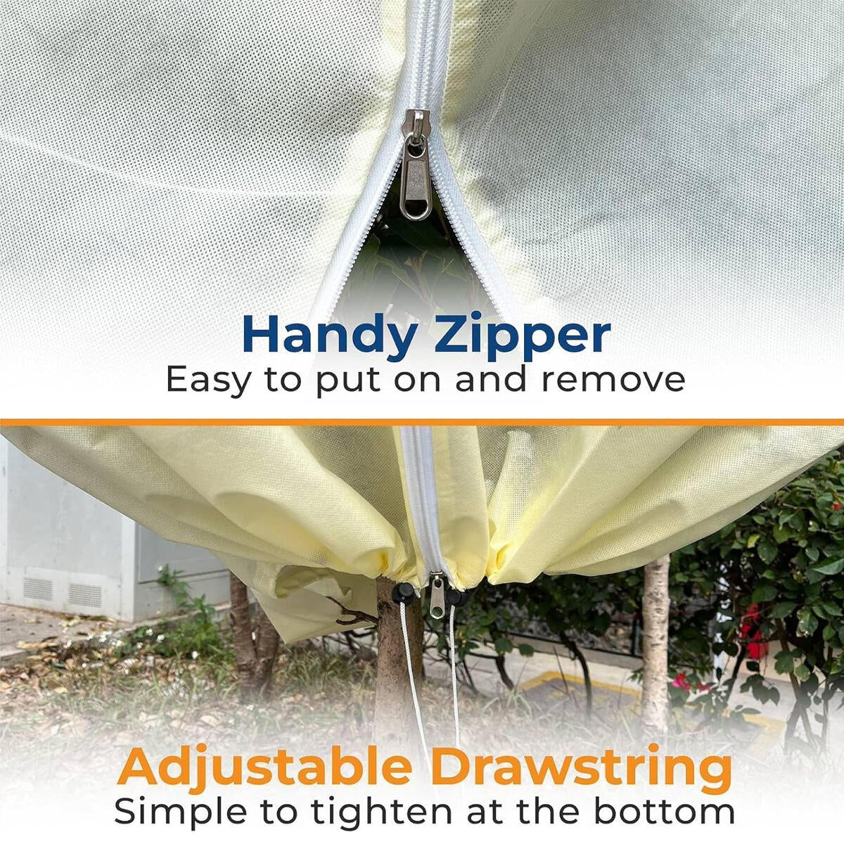 Large Plant Freeze Protection Cover 200x240cm for Garden Protection